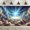 5x3FT, variant on Cross in Clouds Backdrop Holy Crucifix Radiant Sky Cloud Photography Background Jesus Religious Faith Backdrop Christian Church Baptism Events Decor Photography Photo Props