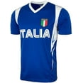 thumbnail image 2 of Icon Sports Italy Blue Soccer Fan Jersey T-Shirt, YS to XL, 2 of 4
