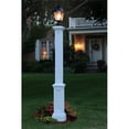 thumbnail image 3 of Pemberly Row Traditional Plastic Lamp Post without Mount in White, 3 of 8