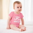 thumbnail image 3 of Drink Til I Pass Out Like My Uncle Baby Bodysuit – Funny Infant One-Piece for Boys Girls, Newborn Gift Outfit Pink-style 18months, 3 of 7
