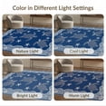 thumbnail image 7 of ODIKA 4'x6' Washable Area Rug Nautical Ocean Motif Border Scattered Symmetrical Animals Turtle Refined for Home Office, Under Desk, Non-Slip Chair-Friendly, Flatwoven, 7 of 7