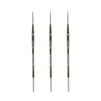 Creative Mark Fine Tip Liner Paint Brush Ultra Fine Detail Soft Hair Paint Brush For Watercolor, Gouache, Inks, Acrylic, Oils, Technical Artists, and Illustrators - [Size 20x0 - 3 Pack]