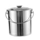 thumbnail image 5 of Olla de acero inoxidable, cubo de almacenamiento de agua para hervir, escurrir, cocinar a fuego lento, enlatar. 15 litros, 5 of 9