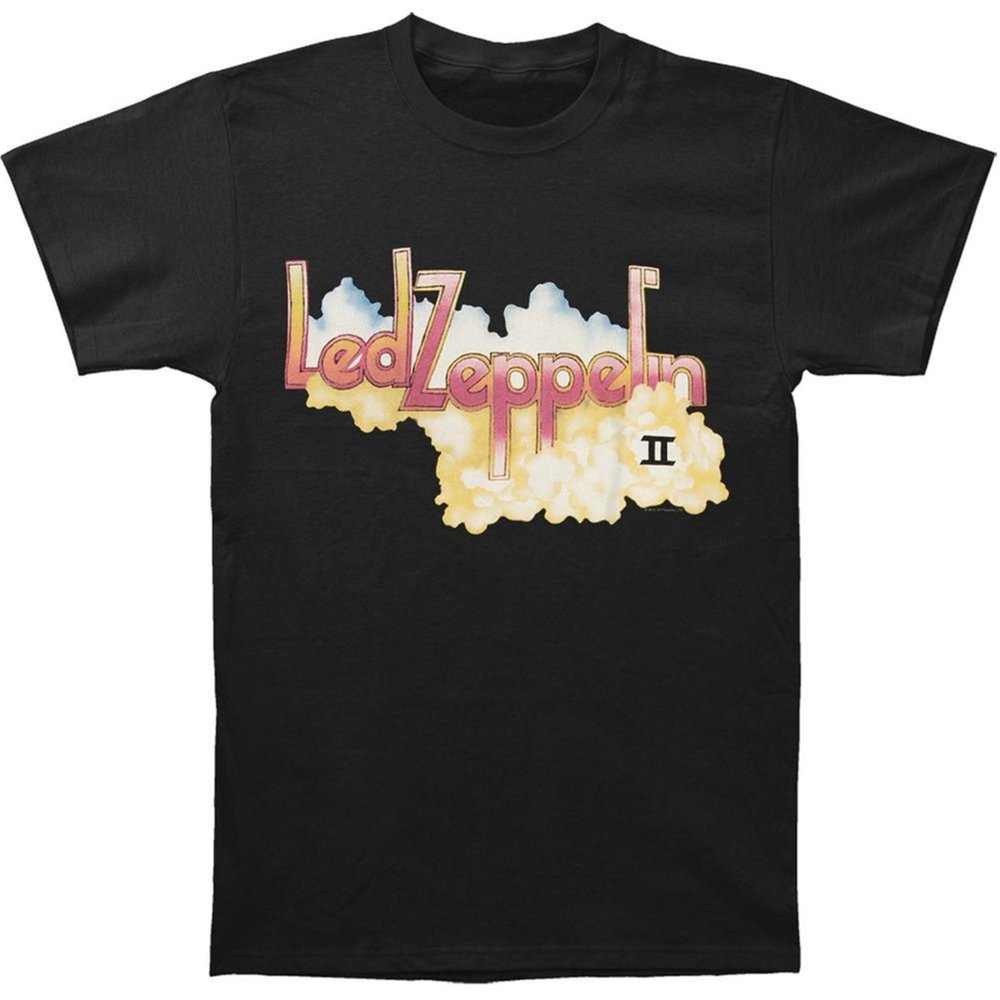 Led Zeppelin Led Zeppelin Men's Led Zep II Slim Fit Tshirt Black