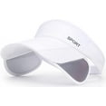 thumbnail image 2 of Sun Visor Hat for Women and Men - Retractable Brim Sport Hat, Summer Golf Tennis Running Beach Hat with Ponytail Hole, 2 of 7