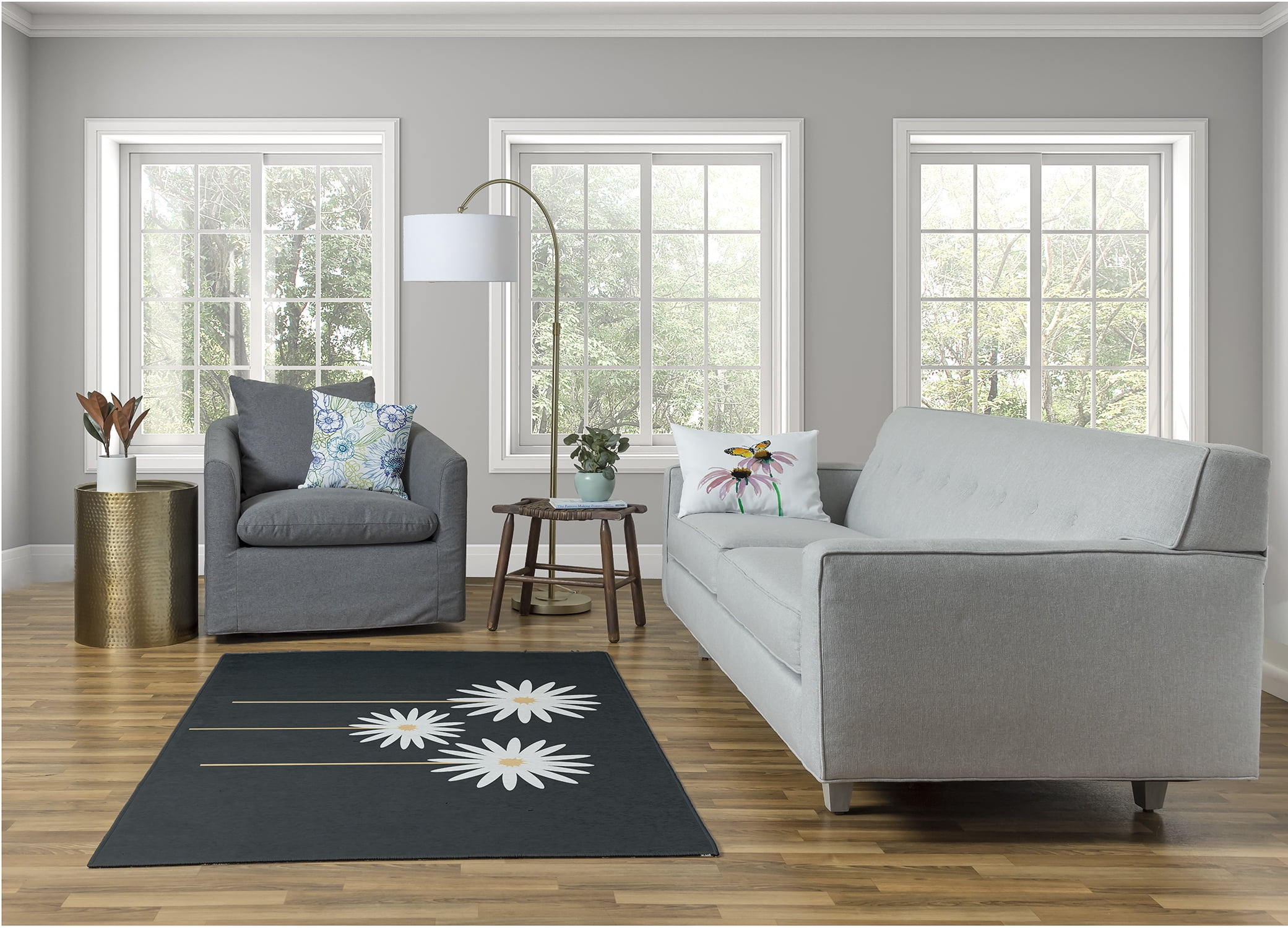 Simply Daisy Flower Power Floral Area Rug, 4' x 6'