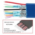 thumbnail image 6 of JSER Ultra Flat Slim USB 3.0 Type-A Male to USB3.0 A Female Cable Extension Blue 5Gbps for Disk SSD Camera Data, 6 of 9