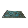 thumbnail image 2 of Ahgly Company Indoor Rectangle Oriental Light Blue Industrial Area Rugs, 7' x 9', 2 of 4