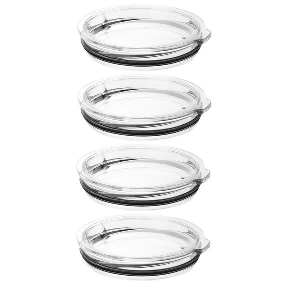 Tumbler Lid Replacement with Excellent Workmanship for 30oz Cups Portable and Clear AS Material