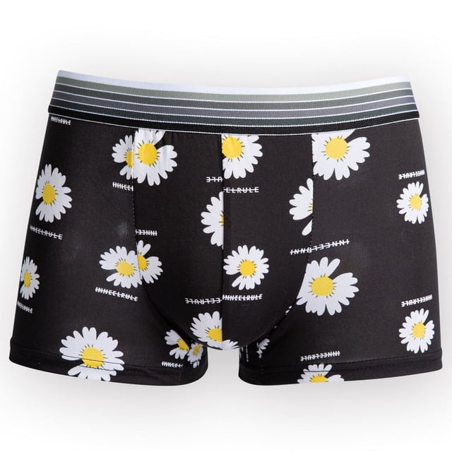 Ropa interior de dibujos animados para hombre, cintura media, boxers para estudiantes jóvenes, boxers con personalidad, ropa interior sexy de moda para hombres