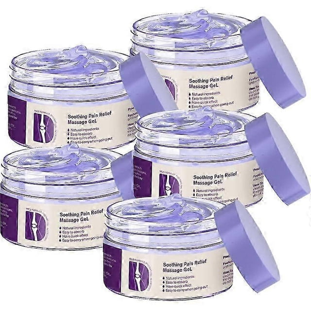 Purple Soothing Gel for Body Pain Relax Muscle Rapid Absorb Improve Muscle Training Relieve Joint Knee Pain Getle Portable Massage Gel