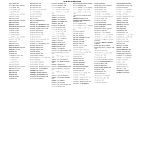 Tusk Brake Rotor Bolt Kit Front or Rear For KTM 300 XC-W Hardenduro (Fuel Injected) 2024-2025