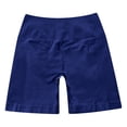 thumbnail image 5 of OSOLU Workout Lifting Shorts For Women High Waist Seamless Gym Yoga Booty Shorts Sports Soft Tummy Control Workout Athletic Gym Bottoms Blue XS, 5 of 5