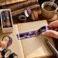 thumbnail image 3 of Halloween Washi Tape Set, 6 Rolls Kid Friendly Halloween Masking Tape 0.59" Wide, Witch Hat Cauldron Magic Potion Prints for Notebook Stamping Holiday Handcraft, 3 of 3