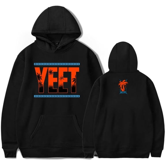 Jey Uso Yeet hooded sweatshirt men's and women's long sleeved fashionable pullover sweatshirt hooded sweatshirt