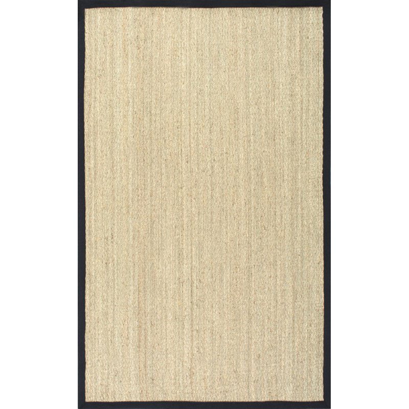 nuLOOM Elijah Seagrass With Border Area Rug or Runner