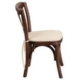 thumbnail image 5 of Flash Furniture 2 Pk. HERCULES Series Kids Mahogany Cross Back Chair with Cushion, 5 of 7