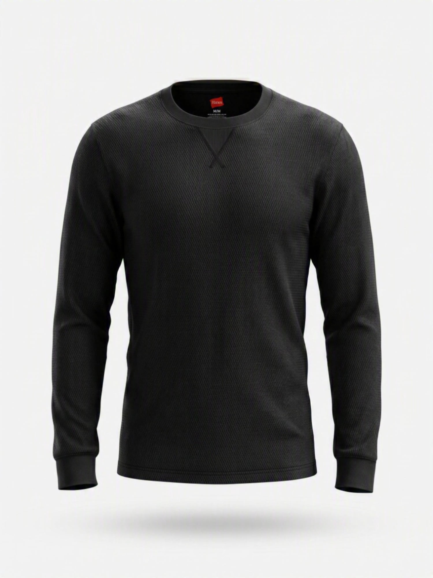Hanes Men's Long Sleeve Cozy Brushed Raschel Sleep Top, Sizes S-2XL