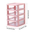 thumbnail image 3 of kchsji Transparent Desktop Drawers, Plastic Storage Organizer for Stationery & Cosmetics, Multi-Layer Stackable Design, Small Parts Organization for Office, Home, 3 of 4
