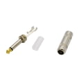 thumbnail image 4 of NATEFEMIN TS Male 6.35mm Audio Solder Connectors 1/4Inch Gold Plated For Guitar Mic Instrument Cables10Pcs, 4 of 9