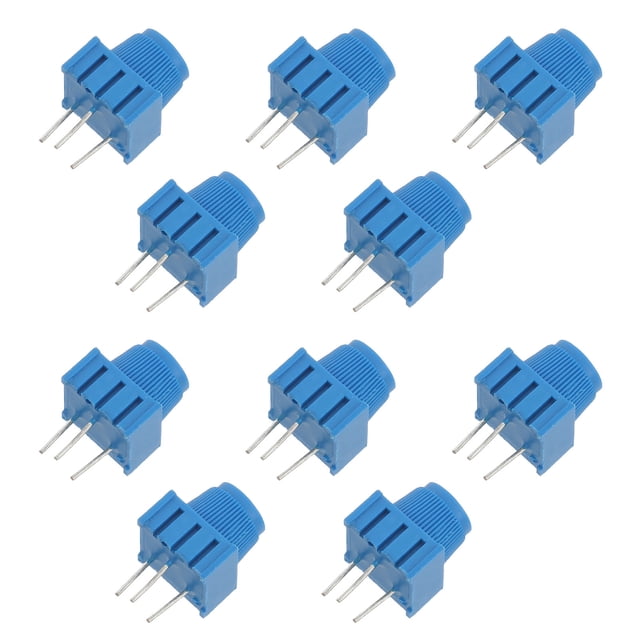 Greenadscape 10Ud Potenciómetro De Resistencia 10K Con Perilla De 3 Pines Para Protoboard Y Electrónica