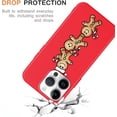 thumbnail image 4 of Christmas Print Phone Case for iPhone 8/SE 2022/7/SE 2020 4.7", with Aesthetics Pattern Design Soft TPU Silicone Xmas Cases, Shockproof Bumper Protector Camera Girls Women Cover, Gingerbread, 4 of 6