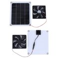 thumbnail image 1 of Panel de carga, panel solar portátil de 10 W, ventilador de panel solar, suministros para el hogar, rendimiento finamente ajustado, 1 of 12