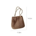 thumbnail image 3 of Large Straw Bags For Women Straw Travel Beach Totes Bag Woven Tote Handmade Shoulder Bag Summer Handbag, 3 of 7