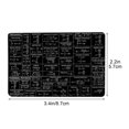 thumbnail image 2 of Qaailabf Règle de Poche en Acier Inoxydable Carte de Conversion, Calculatrice Multi-Unité Durable pour Mesures de Poids et Volume, Outil de Référence Impérial Portable, Ingénierie Mathématique Réutilisable, 2 of 3