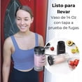 thumbnail image 4 of Licuadora Personal Hamilton Beach para Batidos y Smoothies con Tapa de Viaje Antifugas 14 Oz Renewed, 4 of 7