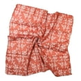 thumbnail image 3 of Shanlin Unisex Square Cotton Bandana Floral Rust Red, 3 of 3
