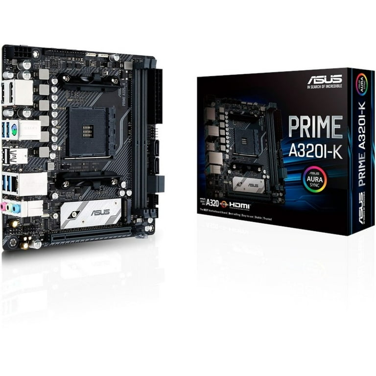 Asus Prime A320I-K Desktop Motherboard, AMD Chipset, Socket AM4