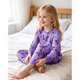 thumbnail image 5 of Aideaone Kids Pajamas Set Long Sleeve Sleepwear for Boys and Girls Ages 2 8 Years Cute Printed Top and Pants, 5 of 7