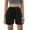 #Black, variant on DPTALR George Women's Summer Casual Shorts,with Pockets,Bowknot Tie Waist,#Black,Size S