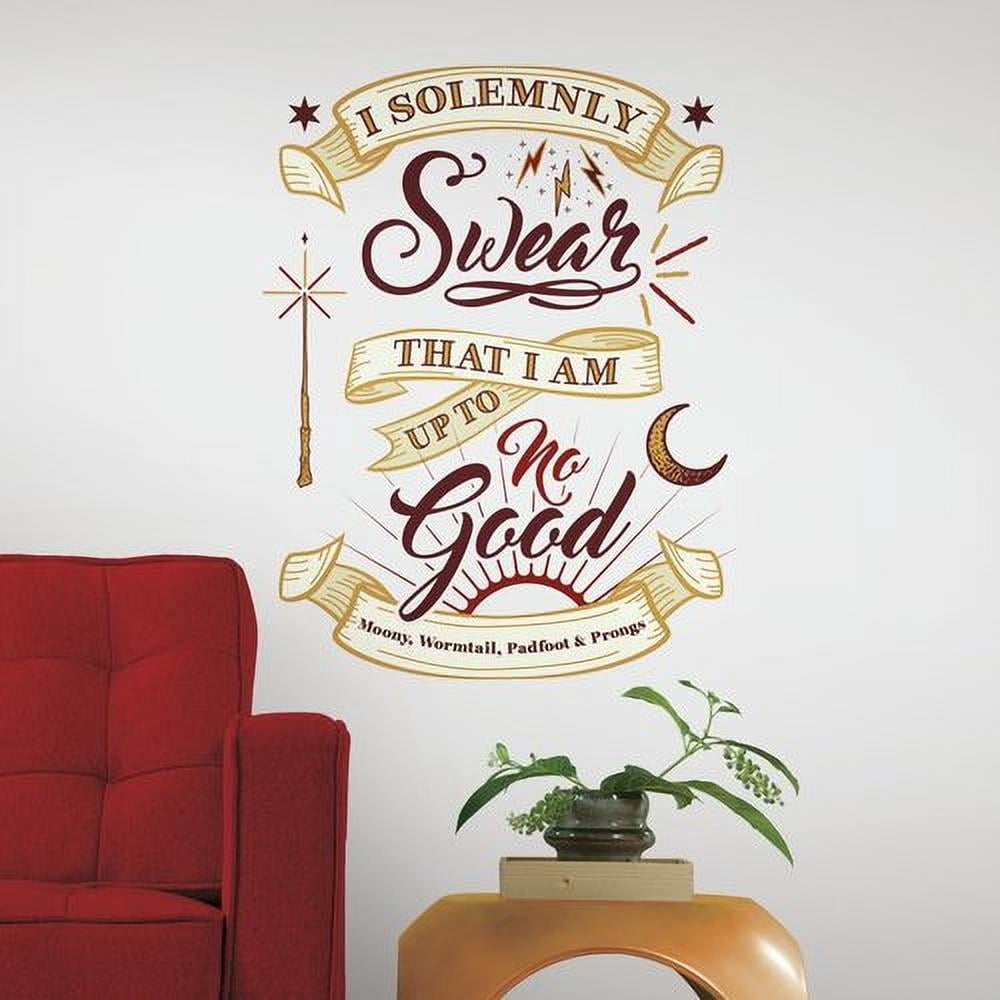 Ebern Designs Castagnozzi Harry Potter Marauder's Map Quote Peel and Stick  Giant Wall Decal - Walmart.com