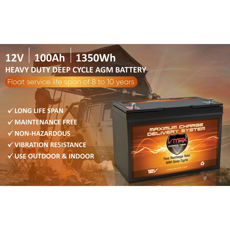 Solarbatterie 12V 80AH Electronicx Solar Edition AGM Batterie