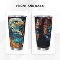 thumbnail image 3 of Salouo Stained Glass Eagle USA Print 20oz Tumbler with Lid,Stainless Steel Vacuum Insulated Tumbler Durable Insulated Coffee Mug Thermal Cup with Splash Proof Sliding Lid-Straw Three-piece Set, 3 of 8