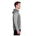 thumbnail image 5 of Adult Triblend Fleece Sleeveless Hooded Sweatshirt - SMOKE TRIBLEND - XL, 5 of 10