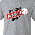 thumbnail image 4 of Inktastic Eat, Sleep, Baseball, Repeat Youth T-Shirt, 4 of 5