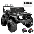 thumbnail image 1 of Montable Eléctrico Camioneta 4x4 para Niños Luz Sonido Bluetooth Control Remoto 12v - Negro, 1 of 8