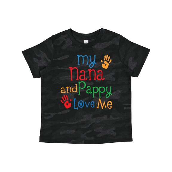 Inktastic Nana and Pappy Love Me Boys or Girls Toddler T-Shirt