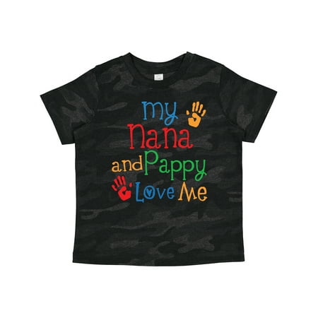 

Inktastic Nana and Pappy Love Me Gift Toddler Boy or Toddler Girl T-Shirt