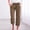 Brown, variant on Women's New Thin Elastic Loose Large Size Korean Version of Everything Long Trousers Casual Trousers Haren, Black, L