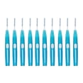thumbnail image 1 of 10 cepillos Limpiador de puentes Colcomx juego de 10 piezas azul Cepillo Interdental Portátil, 1 of 8