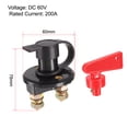 thumbnail image 2 of Interruptor de desconexión de batería de 60 V 200A con llave extraíble para vehículos marinos, automóviles, barcos, casas rodantes y ATV, 2 of 4