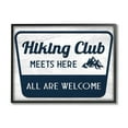 thumbnail image 2 of Stupell Industries Hiking Club Rustic Cabin Mountain Climbing Sign, 30 x 24, Design by Lil' Rue, 2 of 5