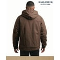 thumbnail image 7 of Bass Creek Outfitters Mens Canvas Jacket - Quilted Sleeves Tricot Duck Work Jackets for Men, 7 of 7