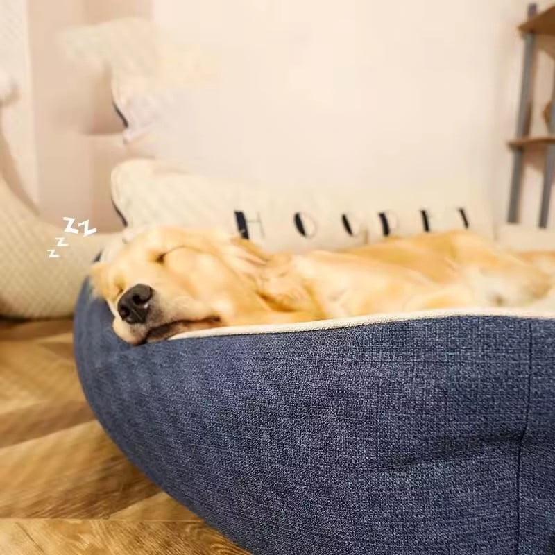 Dog Bed for Large Medium Small Dogs Soft Washable Pet Bed Orthopedic Dog Sofa Bed Breathable Rectangle Sleeping Bed Up To 110LB