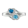 thumbnail image 5 of Sterling Silver Rhodium-plated Family Jewelry Mounting QXMR64/2SSM-8, 5 of 6