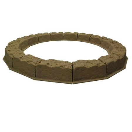 DekoRRa Products 5 in. x 10 in. Artificial Stone Block Edging (Set of 16)